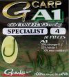 háčky Gamakatsu G Carp A1 Specialist Camougreen vel.8
