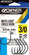 háčky OWNER 5114-101 vel.1 s očkem