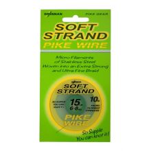 lanko ocelové Drennan Soft Strand Pike Wire 20Lb/9,1kg/10m