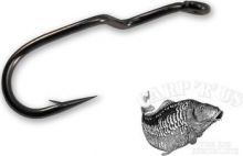 háčky CARP´R´US Cranked Hook vel.4 s očkem