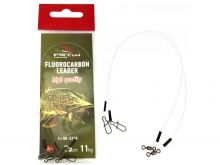 Návazec fluorocarbon 25cm/7kg/2ks