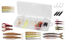Sada gumová nástraha Savage Gear Dropshot Pro Pack Kit 22ks