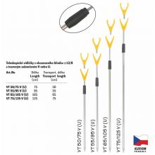 Vidlička teleskop 65-105cm 