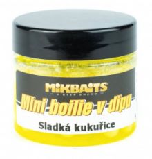 Mini boilie v dipu Mikbaits sladká kukuřice 6-8mm 50ml