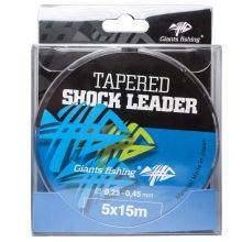 Ujímaný šokový vlasec Giants Fishing Tapered 0,25 - 0,45mm 5x15m