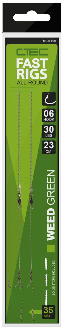 Návazec Spro Ctec Barbless vel.2 30lb 23cm bez protihrotu