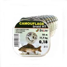 Šňůra BroLine Camouflage 0,12mm/8,3kg/10m