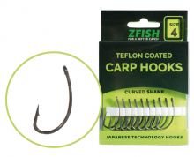 Háčky teflonové Zfish Curved Shank vel. 6