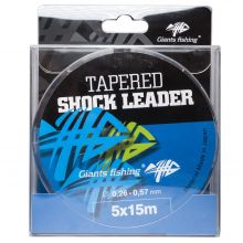 Ujímaný šokový vlasec Giants Fishing Tapered 0,26 - 0,57mm 5x15m