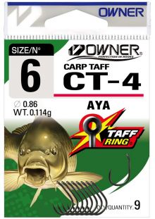 háčky Owner CT-4 53274 vel.8 Taff Ring