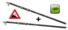 Prut Giants Fishing Deluxe Tele Carp 3,9m 3lb 1+1 ZDARMA