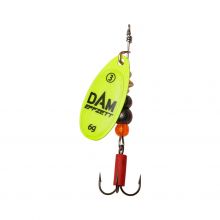 Třpytka D.A.M Effzett rotačka Fluo Yellow vel.1/3g