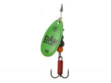 Třpytka D.A.M Effzett rotačka Fluo Green vel.3/6g
