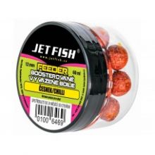 Feeder Boosterované Vyvážené Boilie Česnek Chilli 12mm 60ml