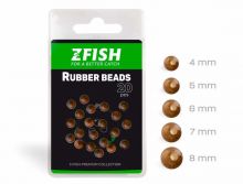 Korálky gumové Zfish Rubber Beads vel.4